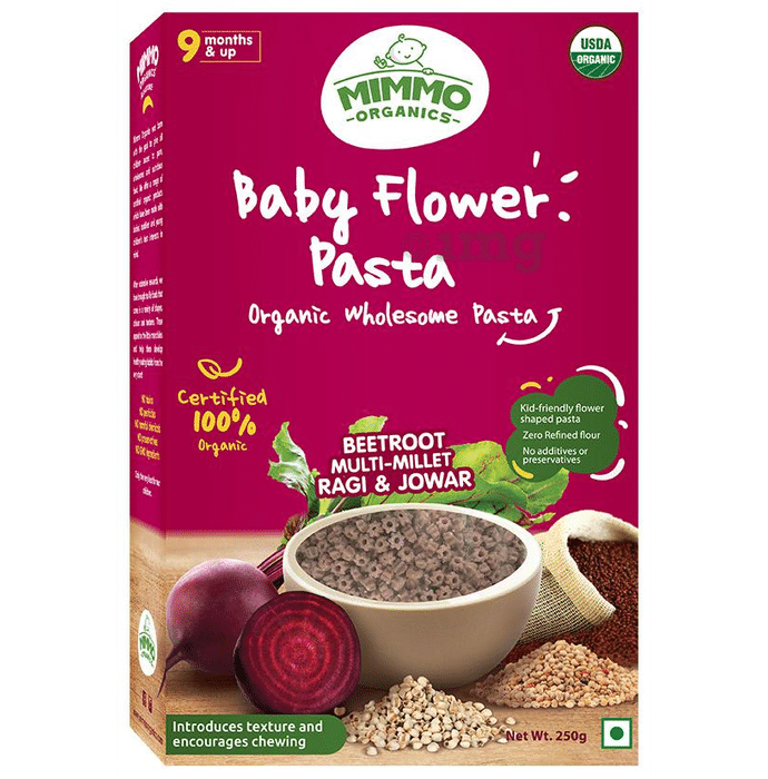 Mimmo Organics Wholesome Pasta (9 Months & Up) Baby Flower