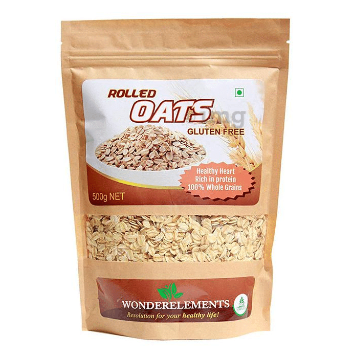 Wonderelements Gluten Free Rolled Oats: Buy packet of 500.0 gm Oats at ...