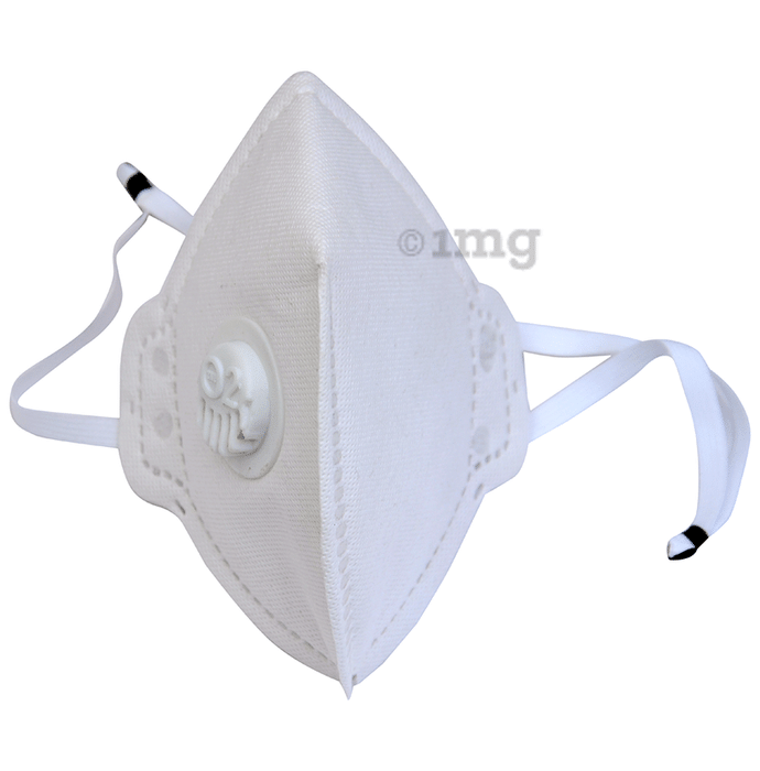 Dominion Care Non Woven 6 Layer Mask with Adjustable Elastic & Nose Pin White
