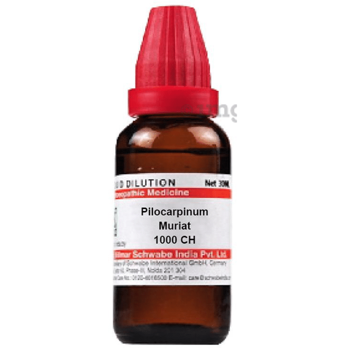 Dr Willmar Schwabe India Pilocarpinum Muriat Dilution 1000 CH