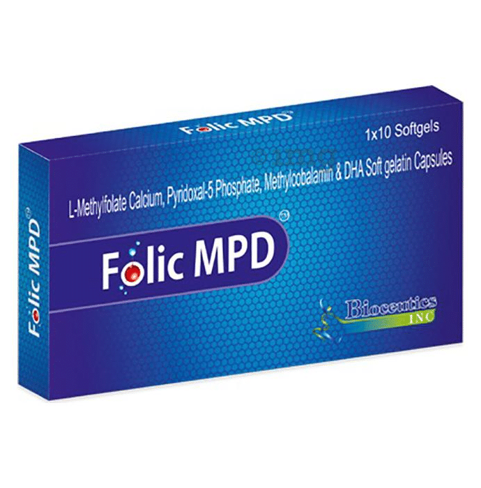 Folic MPD Soft Gelatin Capsule