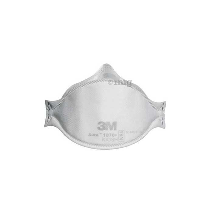3M Aura 1870+ N95 Health Care Particulate Respirator Mask Pack of 120