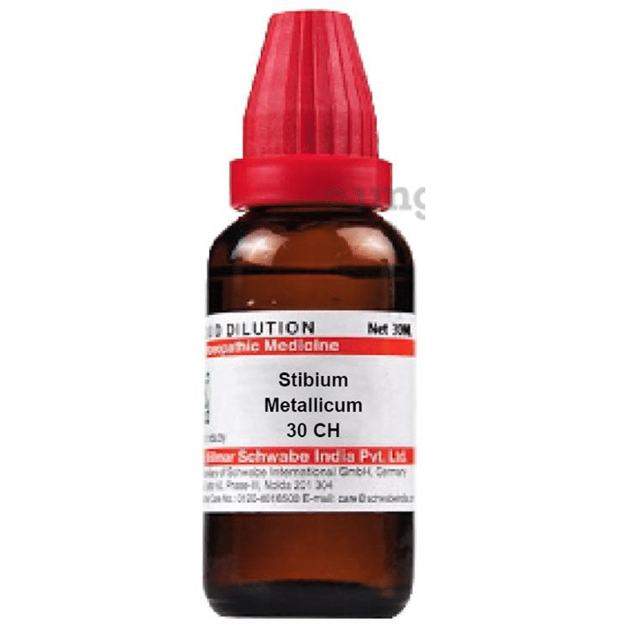 Dr Willmar Schwabe India Stibium Metallicum Dilution 30 CH