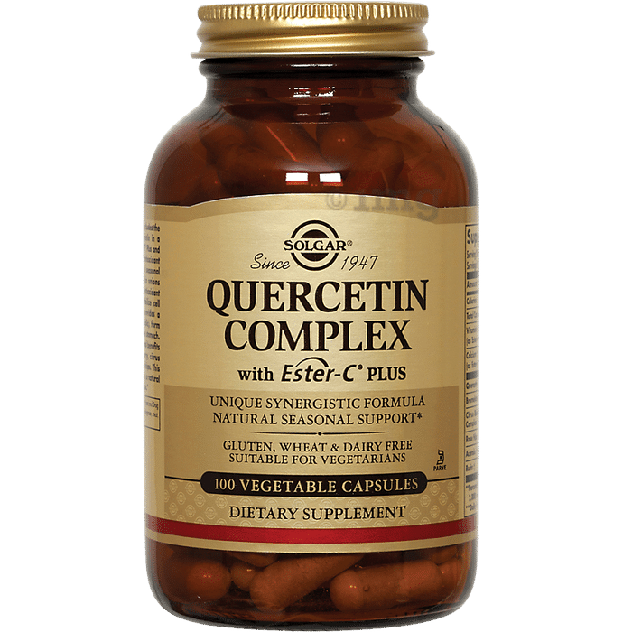 Solgar Quercetin Complex with Ester-C Plus Vegetable Capsule