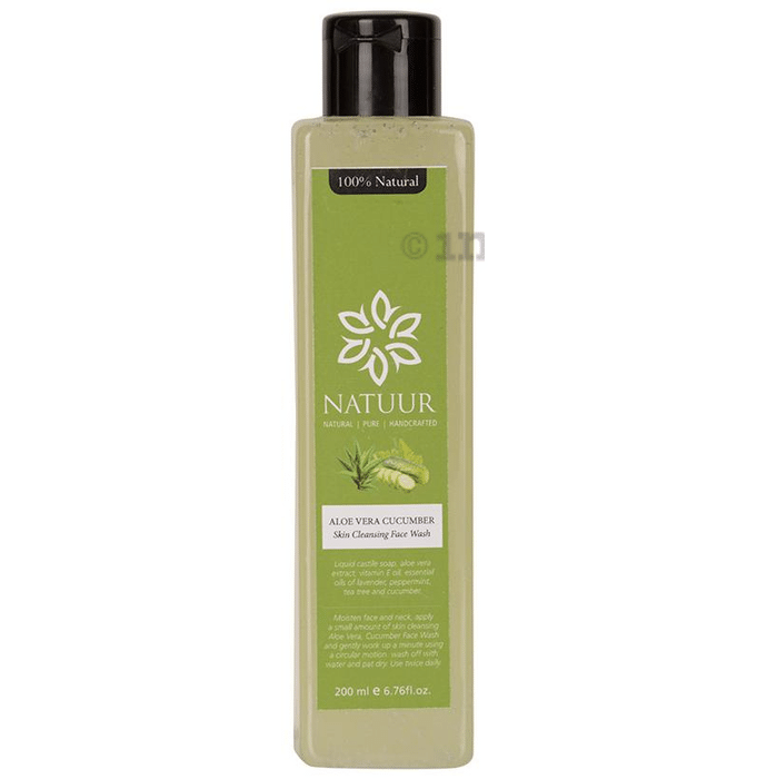 Natuur Aloe Vera Cucumber Skin Cleansing Face Wash