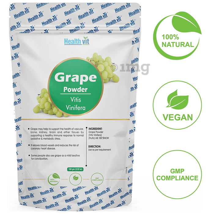 HealthVit Natural Grape (Vitis Vinifera) Powder