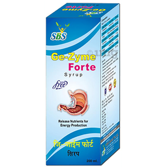 SBS Ge-Zyme Forte Syrup Sugar Free