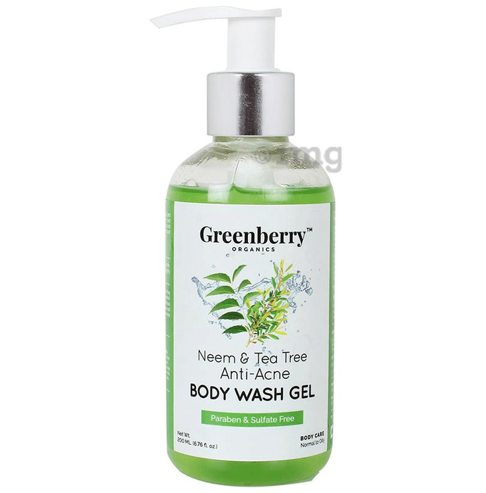 Greenberry Organics Neem and Tea Tree Body Wash Gel