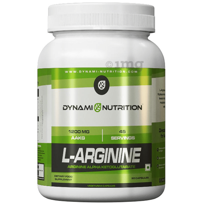 Dynami Nutrition L-Arginine Vegetarian Capsules