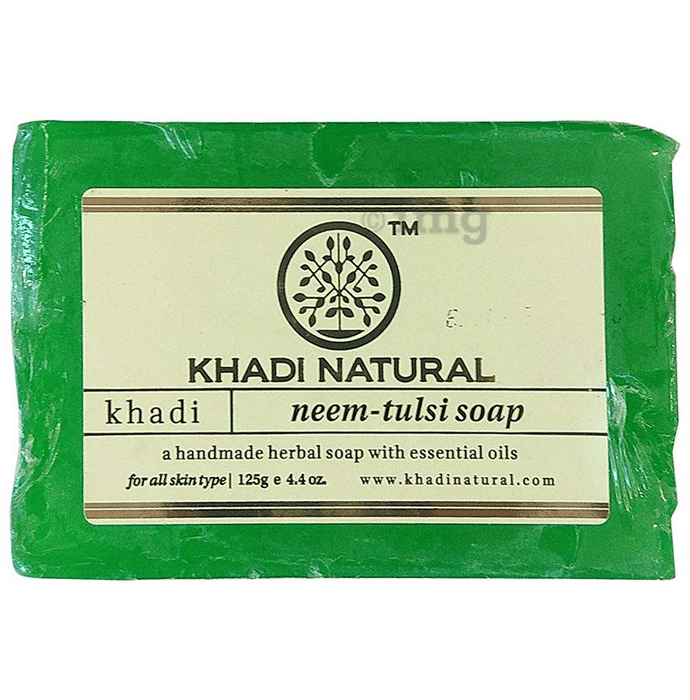 Khadi Naturals Ayurvedic Neem-Tulsi Soap