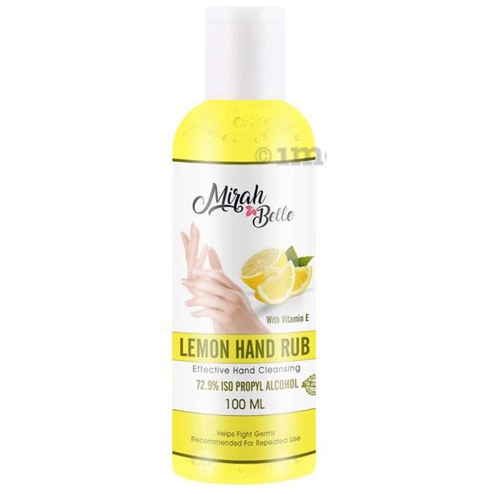 Mirah Belle Hand Rub Sanitizer (100ml Each) Lemon with Vitamin E