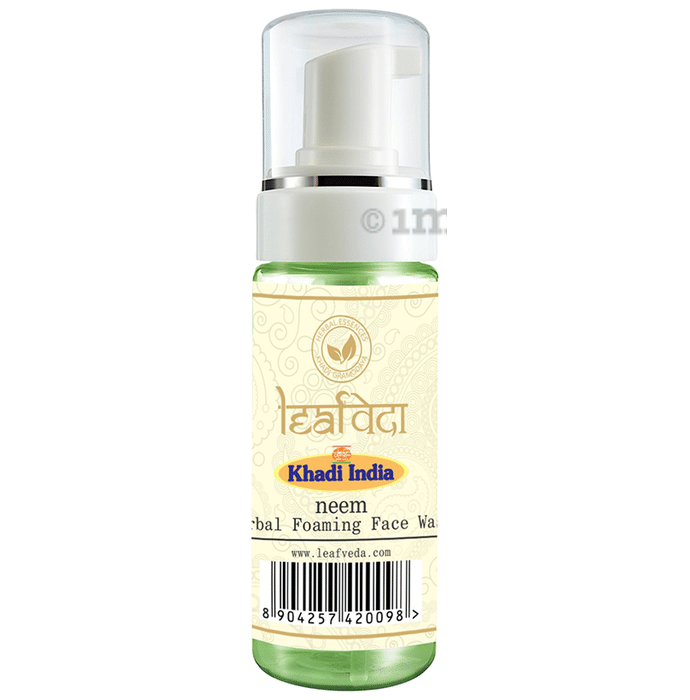 Khadi Leafveda Herbal Neem Foaming Face Wash