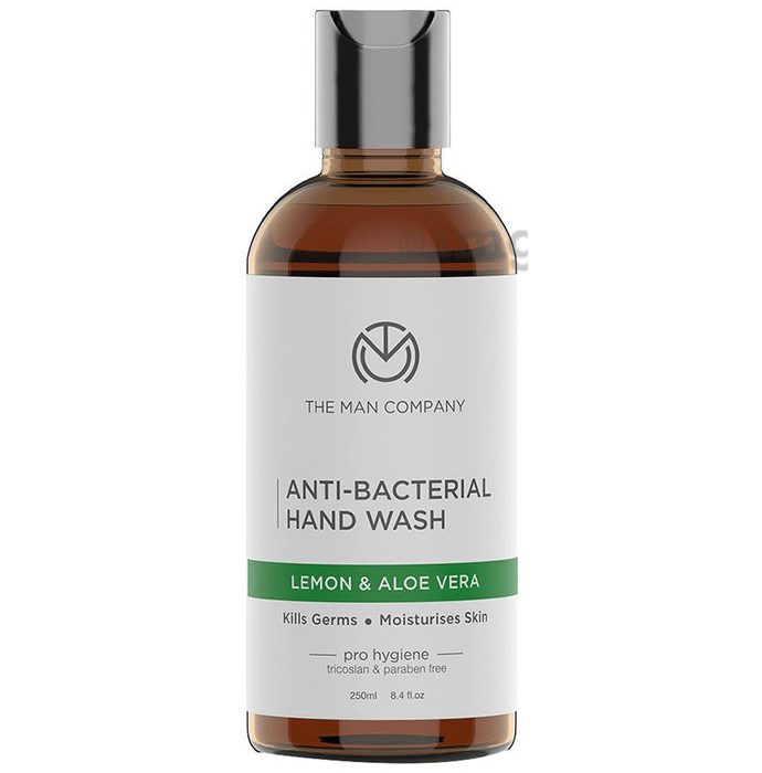 The Man Company Anti-Bacterial Hand Wash Lemon and Aloe Vera