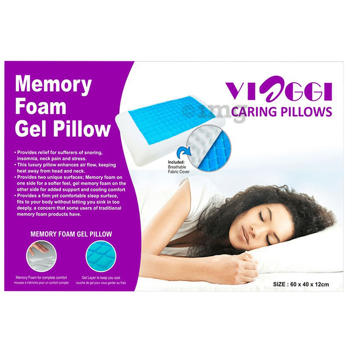 Viaggi Memory Foam Gel Pillow