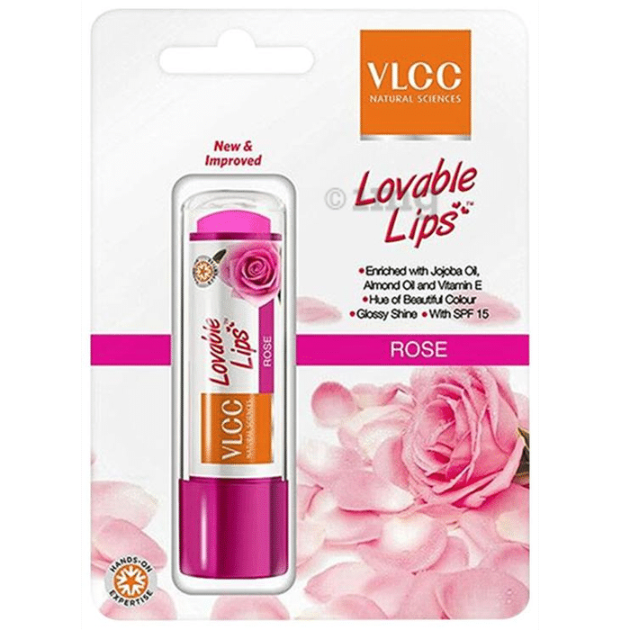 VLCC Lovable Lips Lip Balm Rose