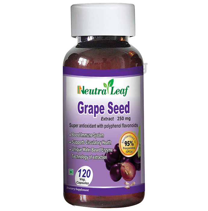 NeutraLeaf Grape Seed 250mg Capsule