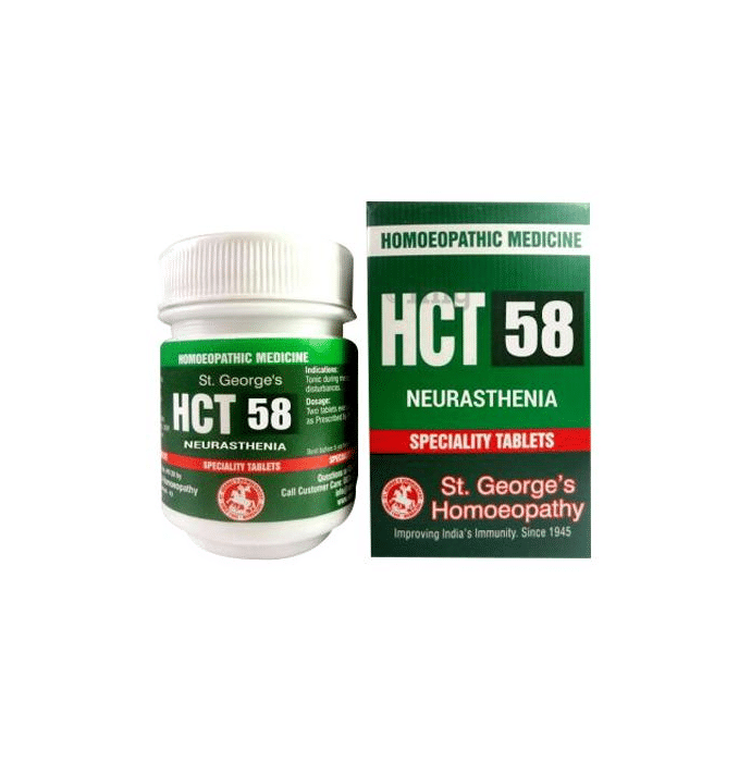 St. George’s HCT 58 Neurasthenia Tablet