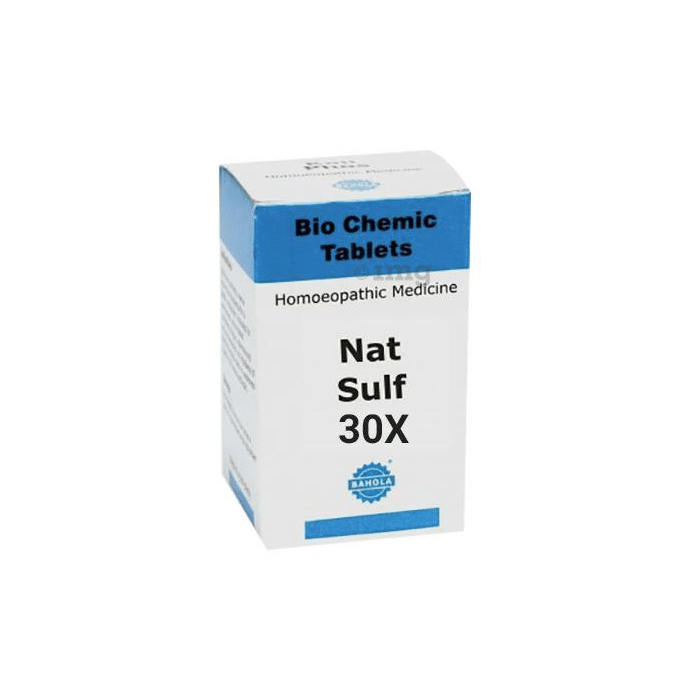 Bahola Nat Sulf Biochemic Tablet 30X