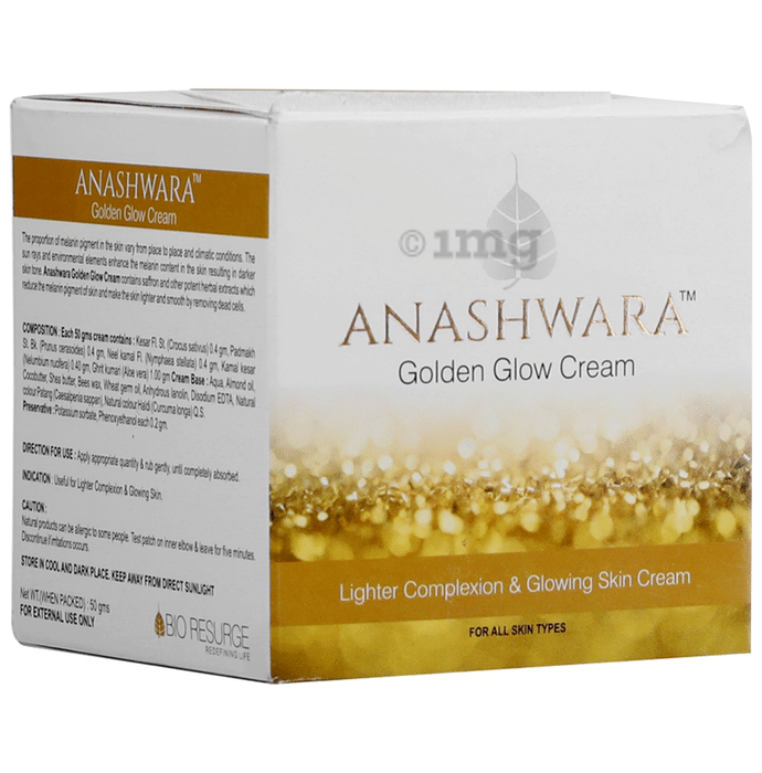 Bio Resurge Anashwara Golden Glow Cream with Free 5 Beauty Moisturizing Assorted Cream