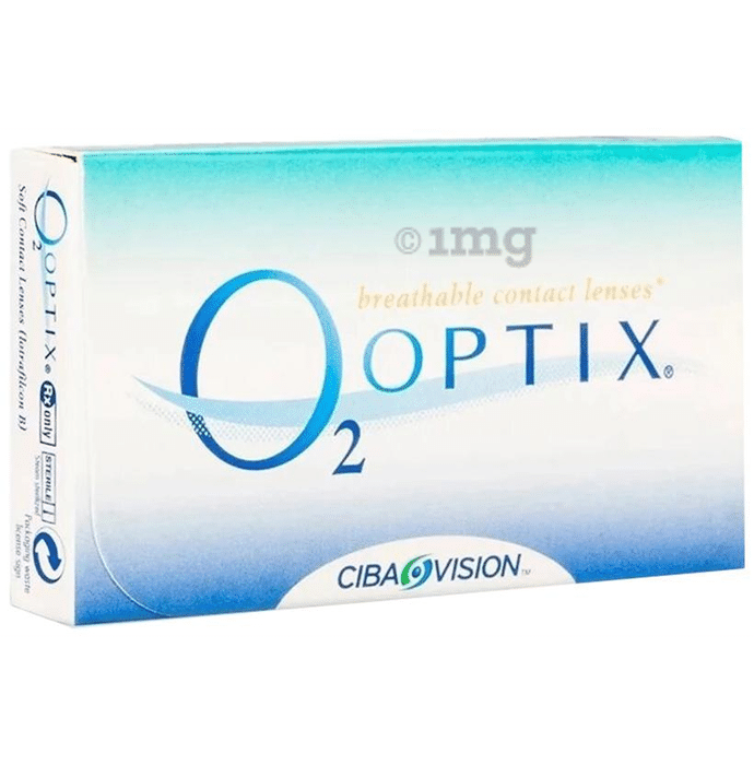 Alcon O2 Optix Breathable Contact Lens Optical Power -5 Transparent Spherical