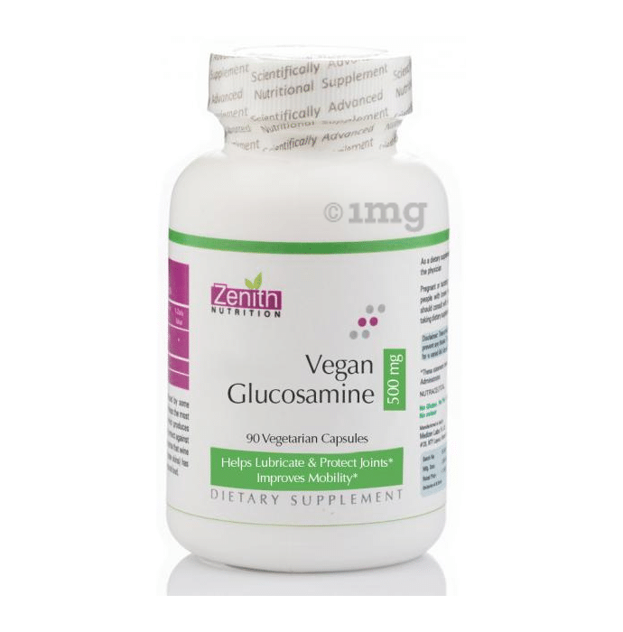 Zenith Nutrition Vegan Glucosamine 500mg Capsule