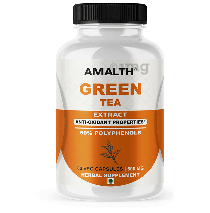 Amalth Green Tea Extract Veg Capsules