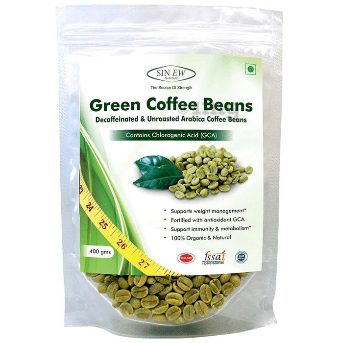 Sinew Nutrition Green Coffee Beans (400gm Each)