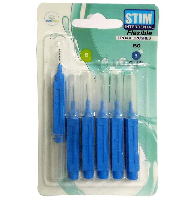 Stim Interdental Flexible Proxa Brushes ISO 3