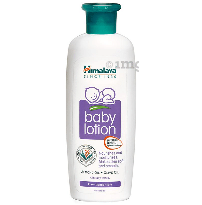 Himalaya Baby Lotion with Almond & Olive Oil | Nourishes & Moisturises Baby's Skin | Paraben-Free