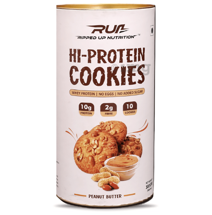 Ripped Up Nutrition Hi-Protein Cookies Peanut Butter