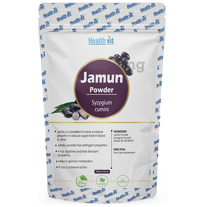 HealthVit Natural Jamun ( Syzygium cumini ) Powder