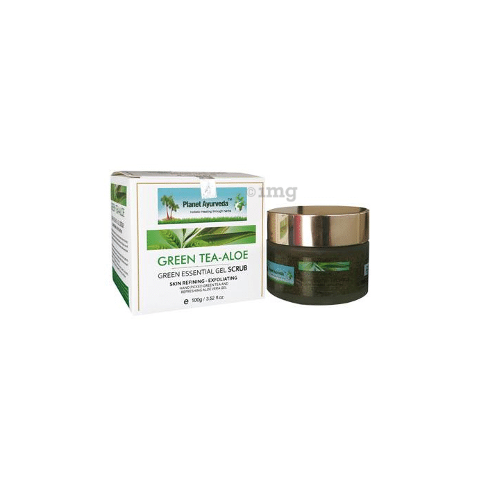 Planet Ayurveda Green Tea Aloe Essential Gel Scrub