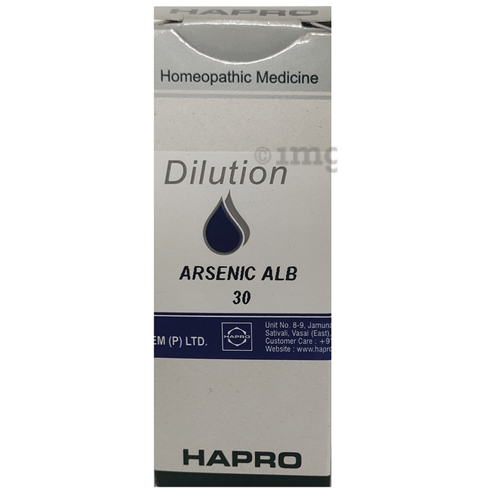 Hapro Arsenic Alb Dilution 30 CH