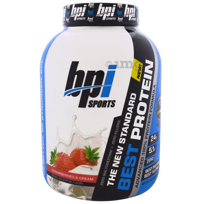 BPI Sports Best Protein Powder Strawberry Cream