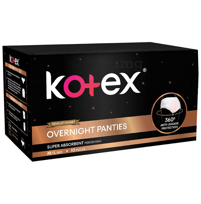 Kotex Overnight Panties M-L