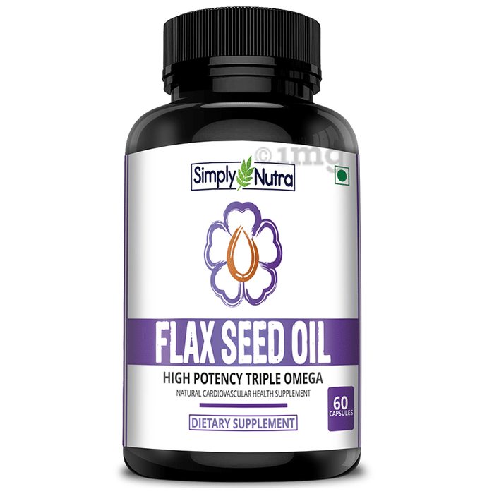 Simply Nutra Flax Seed Oil Capsule