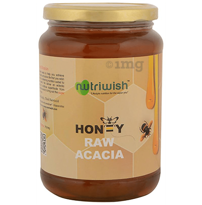 Nutriwish 100% Pure Organic Honey | Flavour Raw Acacia