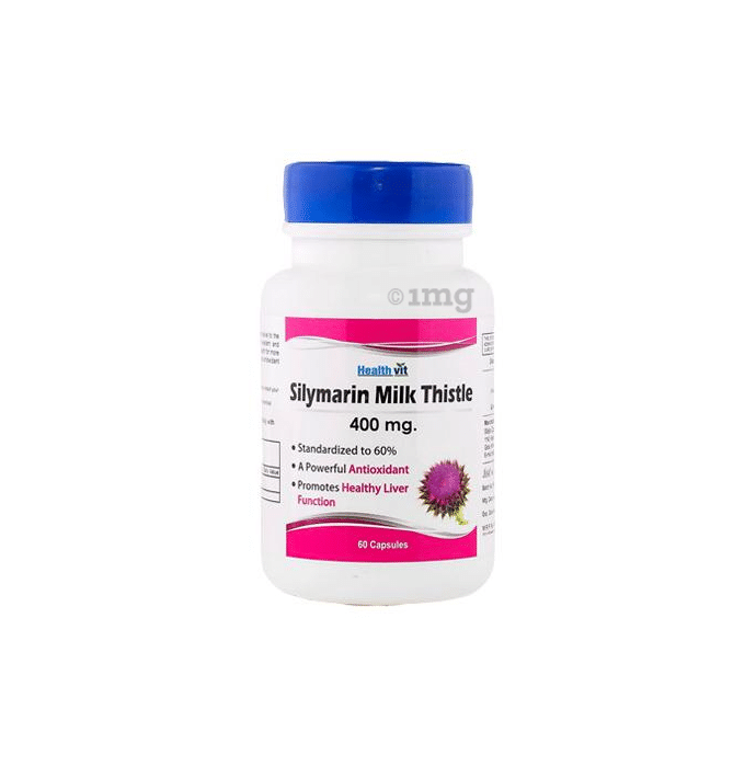 HealthVit Silymarin Milk Thistle 400mg Capsule