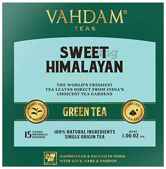 Vahdam Teas Green Tea (2gm Each) Sweet Himalayan