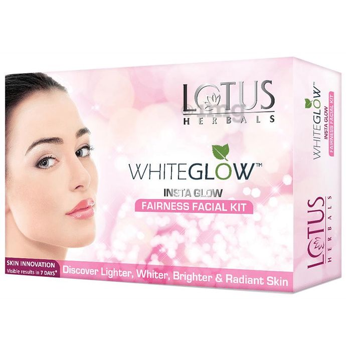 Lotus Herbals White Glow Insta Glow Fairness Single Facial Kit
