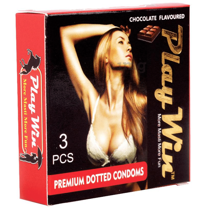 Play Win Premium Dotted Condom Chocolate