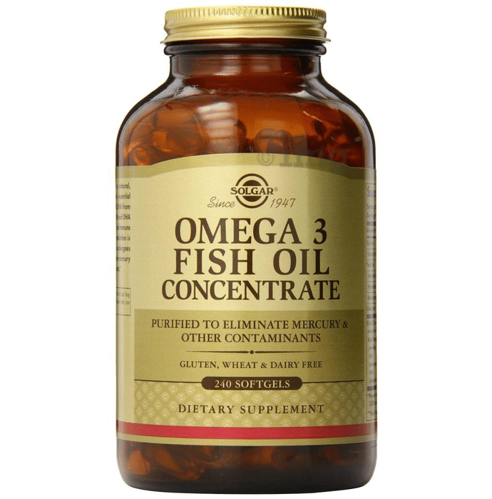 Solgar Omega 3 Fish Oil Concentrate Softgels