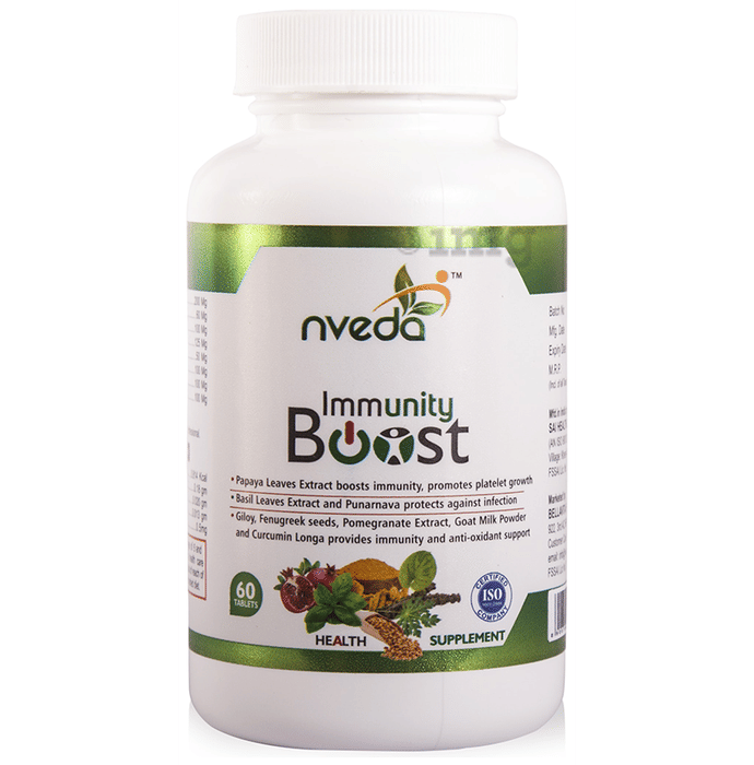 Nveda Immunity Boost Tablet Buy bottle of 60.0 tablets at best price in India 1mg