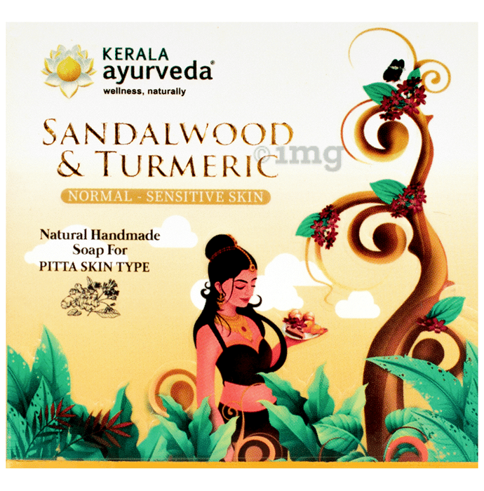 Kerala Ayurveda Sandalwood & Turmeric Soap