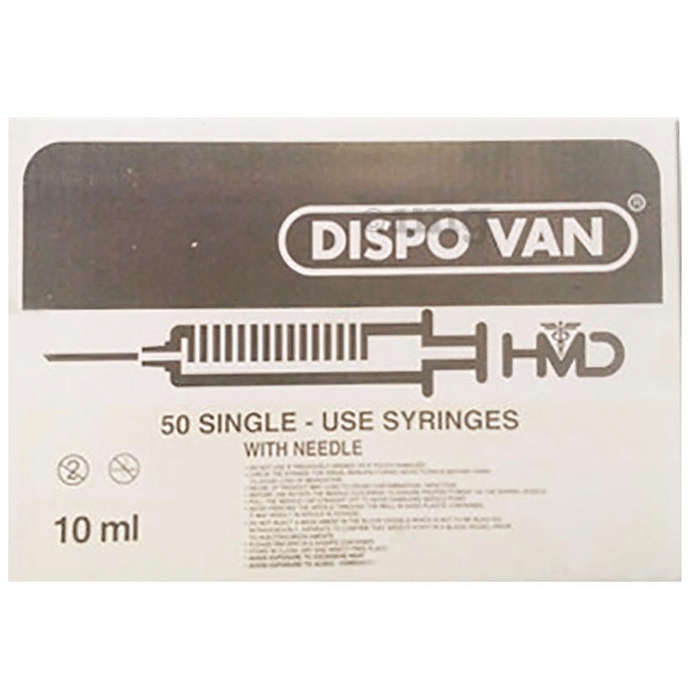 Dispovan 10ml Syringe with Needle
