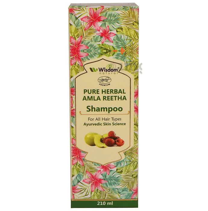 Wisdom Natural Pure Herbal Amla Reetha Shampoo