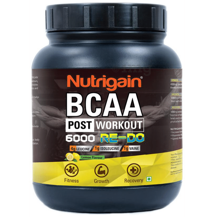 Nutrigain BCAA Post Workout 6000 Re-Do Lemon