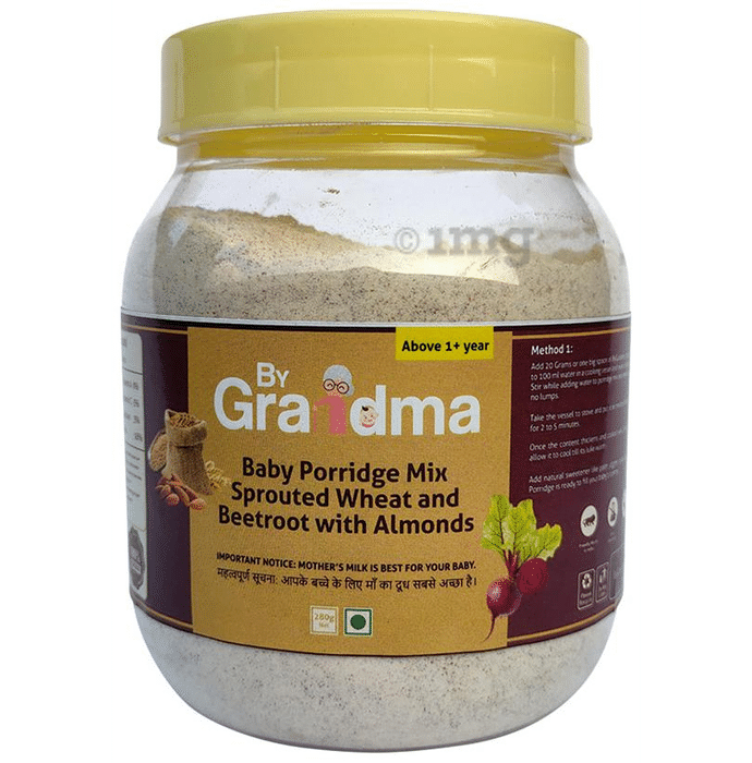 ByGrandma Baby Porridge Mix Above 1+ Years Sprouted Wheat and Beetroot with Almonds