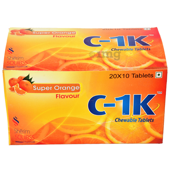 C-1K Chewable Tablet Orange