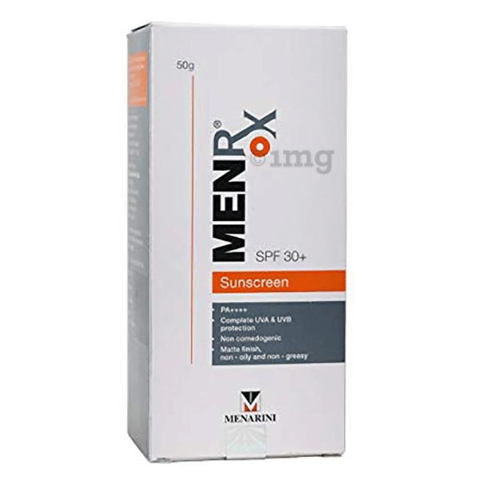 Menrox Sunscreen Cream SPF 30+